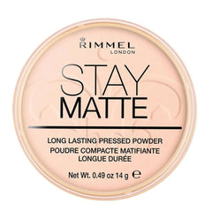 Rimmel Stay Matte Pressed Powder Shade 002 Pink Blossom - Makeup Stash Pakistan