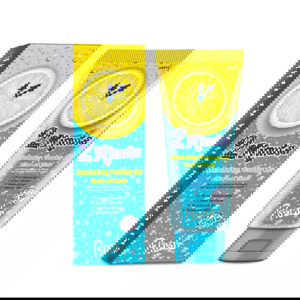 Rude 2 Minute Exfoliating Peeling Gel Wash-Off Mask - Makeup Stash Pakistan