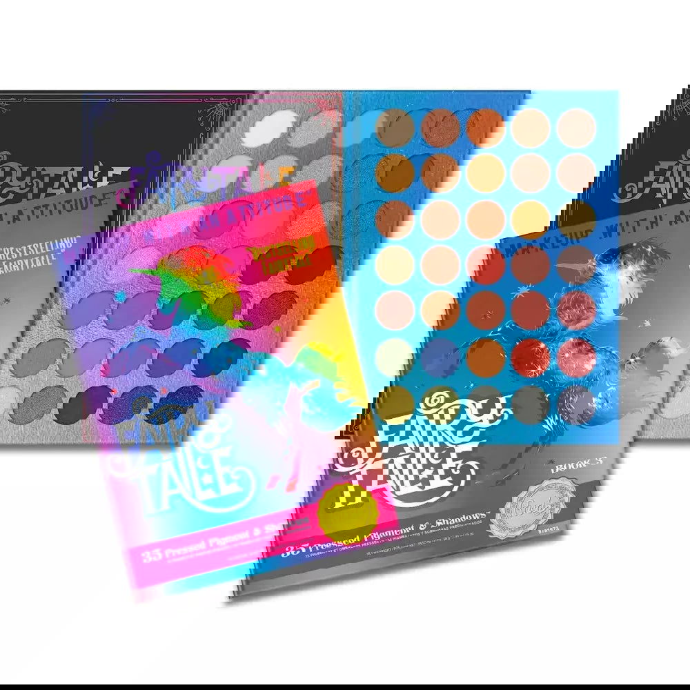 Rude Fairy Tales 35 Eyeshadow Palette Book 3 - Makeup Stash Pakistan