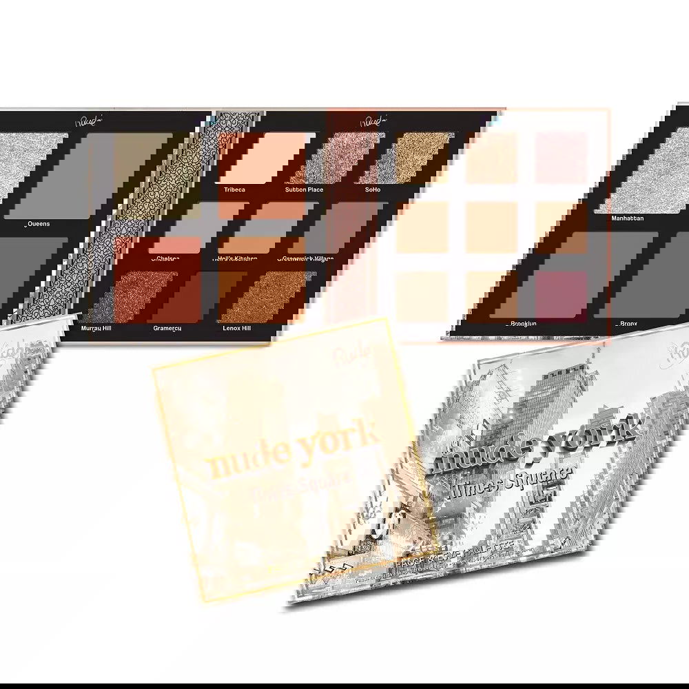 Rude Nude York Face & Eye Palette - Makeup Stash Pakistan