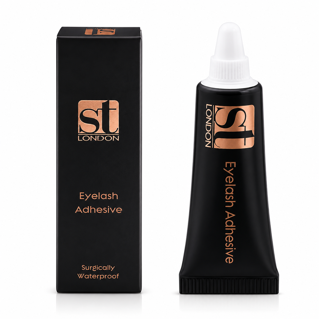 ST London, ST London Eyelash Glue, Eyelash Adhesive, Lash Glue, False Eyelash Glue, Eyelash Adhesive Glue, Strip Lash Glue, Long Lasting Lash Glue, Quick Dry Lash Glue, Eye Makeup, Lash Accessories, False Lashes, Makeup Accessories, Beauty Products, Professional Makeup, Waterproof -Makeupstashk