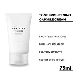 Tone Brightening Capsule Cream, Korean moisturizer, brightening cream, Centella cream, glow moisturizer, hydrating face cream, Korean skincare, radiant skin cream, uneven skin tone care, moisturizing cream, soothing moisturizer, K-beauty moisturizer, brightening skincare, facial cream - Makeup Stash Pakistan