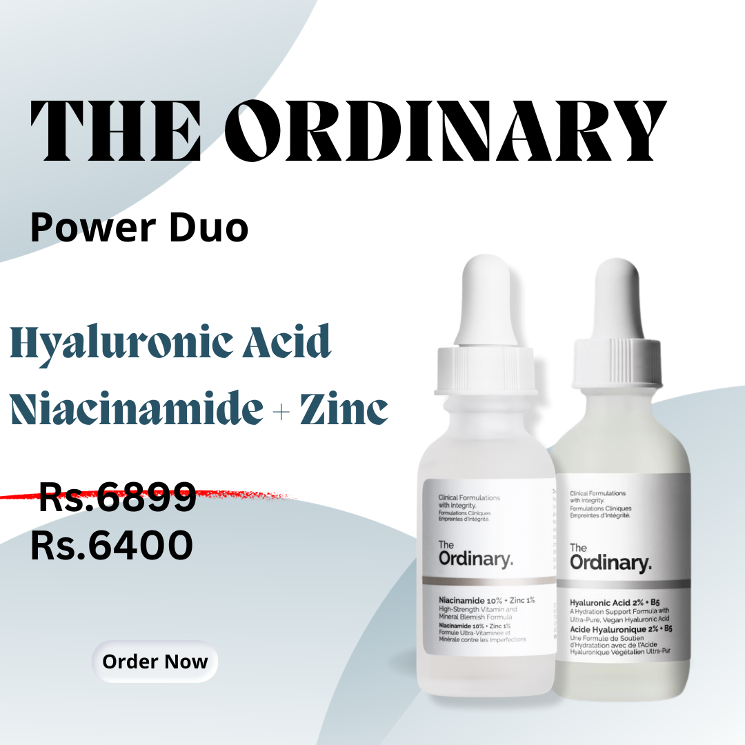 The Ordinary Hyaluronic + Niacinamide Duo - Makeup Stash Pakistan