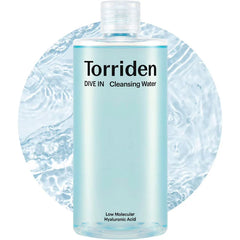 Torriden,Cleansing Water, Micellar Water Korea, Hyaluronic Acid Cleanser, Makeup Remover Water, Torriden DIVE IN Cleansing Water, Korean Skincare Cleanser, Gentle Makeup Remover - Makeupstashpk