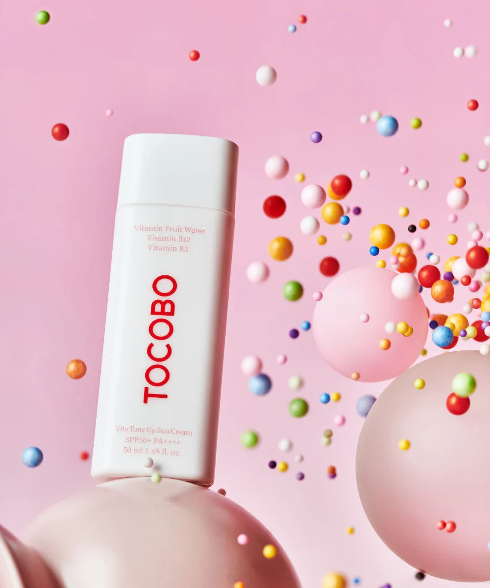 Tocobo - Vita Tone Up Sun Cream SPF50+ PA++++ 50ml-Makeup Stash Pakistan Tocobo - Vita Tone Up Sun Cream SPF50+ PA++++ 50ml-Makeup Stash Pakistan