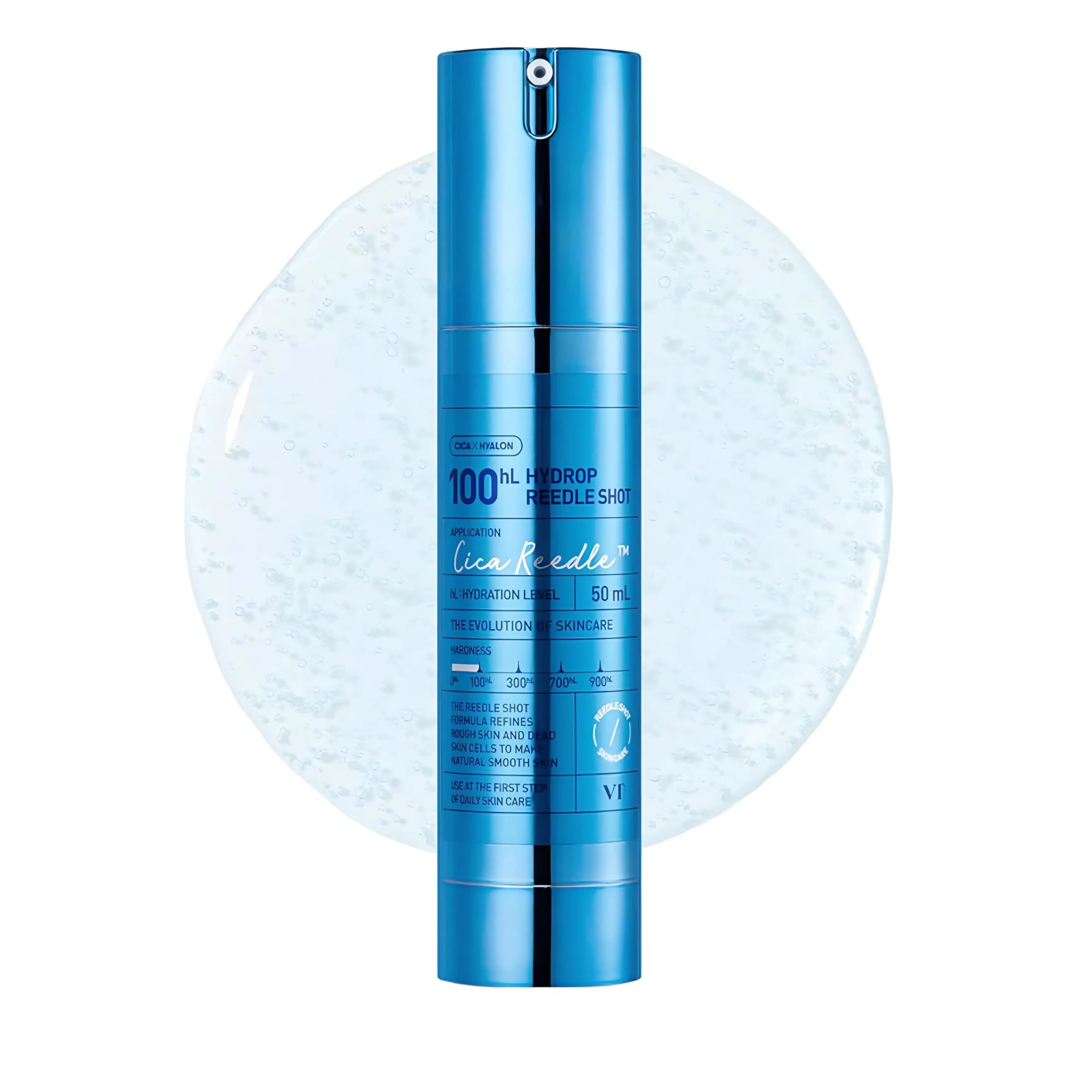 VT Hydrop Reedle Shot, VT Reedle Shot 100HL, Korean Hydrating Ampoule, VT Cosmetics, Hydrating Korean Skincare, Skin Barrier Ampoule, Hyaluronic Acid Ampoule, Korean Beauty Products,Makeupstashpk