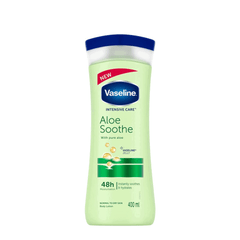 Vaseline Lotion Intensive Care Aloe Soothe 400ml - Makeup Stash Pakistan