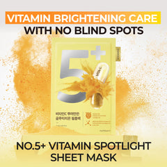 Numbuzin No.5 Vitamin Spotlight Sheet Mask 27ml - Makeup Stash Pakistan