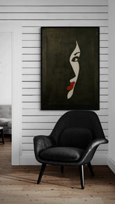 Hidden Gaze Acrylic Painting Wall Art