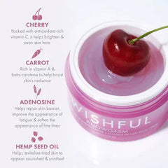 Wishful Pillowgasm Vitamin Rich Cherry Glow Sleeping Mask 55g - Makeup Stash Pakistan