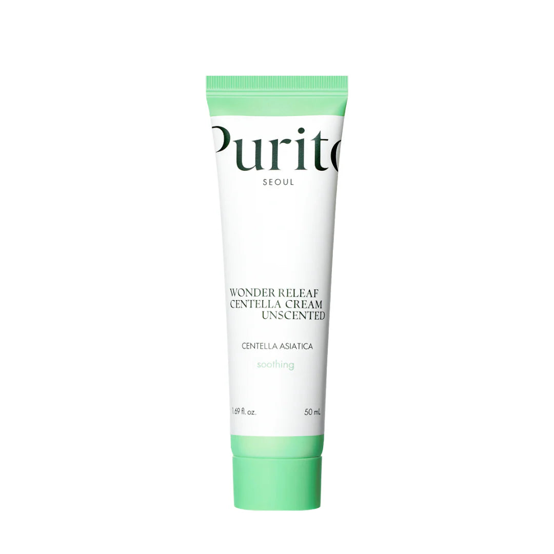 Purito - Wonder Releaf Centella Cream Unscented 50ml-Makeup Stash Pakistan