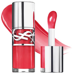 YSL loveshine gloss 07, strawberry star lip gloss, ysl lip oil gloss, plumping lip gloss luxury, hydrating lip oil ysl, high shine lip gloss, non sticky lip gloss,Makeupstashpk