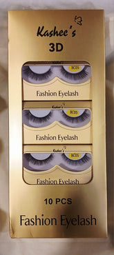 Kashee’s 3D Fashion Eyelash 10 Pcs - Makeup Stash Pakistan
