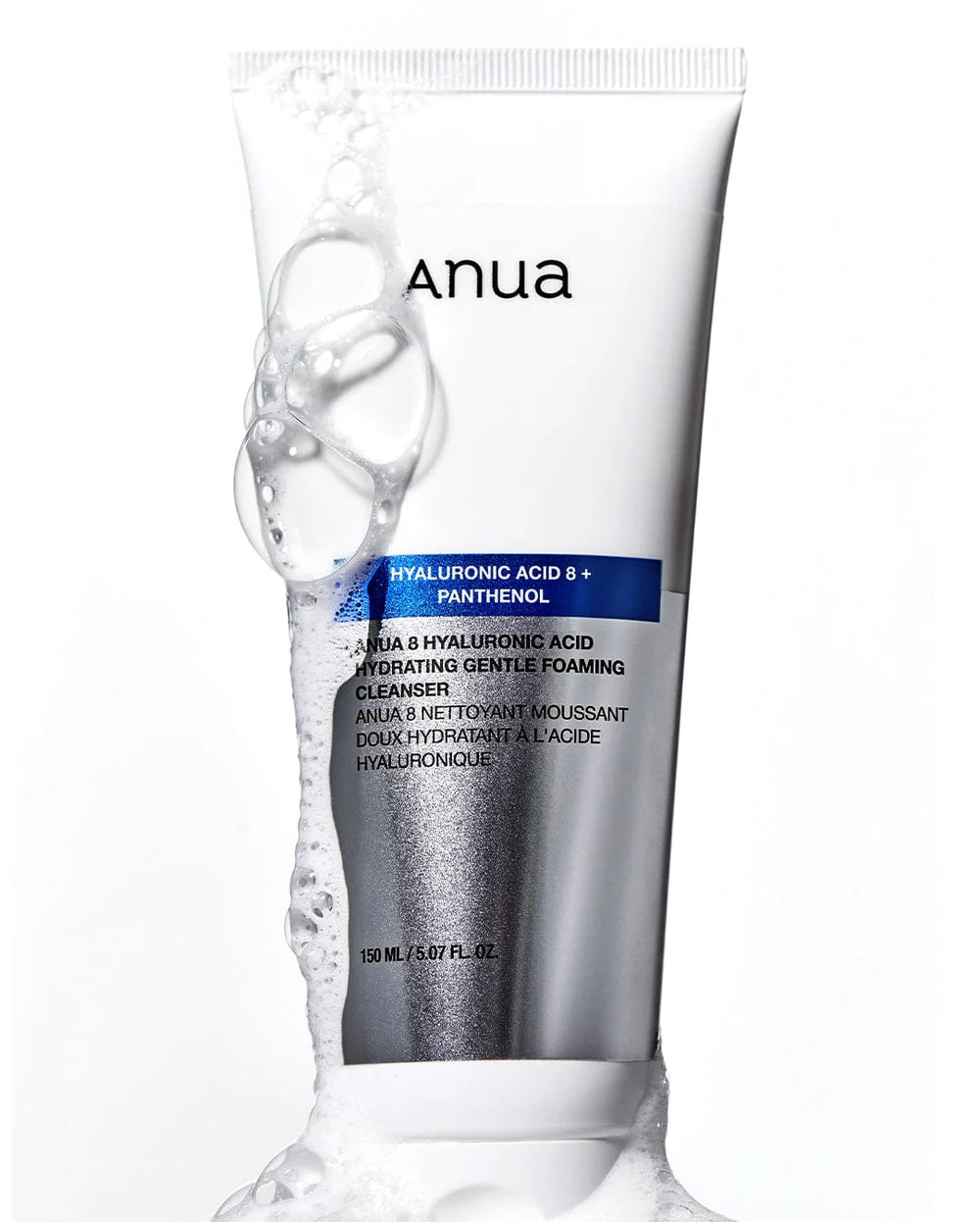 Anua 8 Hyaluronic Acid Hydrating Gentle Foaming Cleanser 150ml-MakeupStash Pakistan