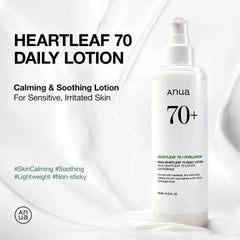 Anua Heartleaf 70% Daily Lotion 200ml - Makeup Stash Pakistan