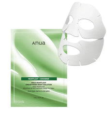 Anua - Heartleaf Cream Mask Sheet Night Solution - Makeup Stash Pakistan