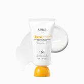 Anua - Zero-Cast Moisturizing Finish Sunscreen 50ml-Makeup Stash Pakistan
