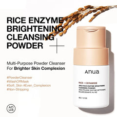 Anua - Rice Enzyme Brightening Cleansing Powder 40g - Makeup Stash Pakistan