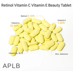 APLB - Retinol Vitamin C Vitamin E Beauty Tablet 30 - Makeup Stash Pakistan