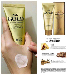 Anjo 24k Gold Foam Cleansing 180ml Makeup Stash Pakistan