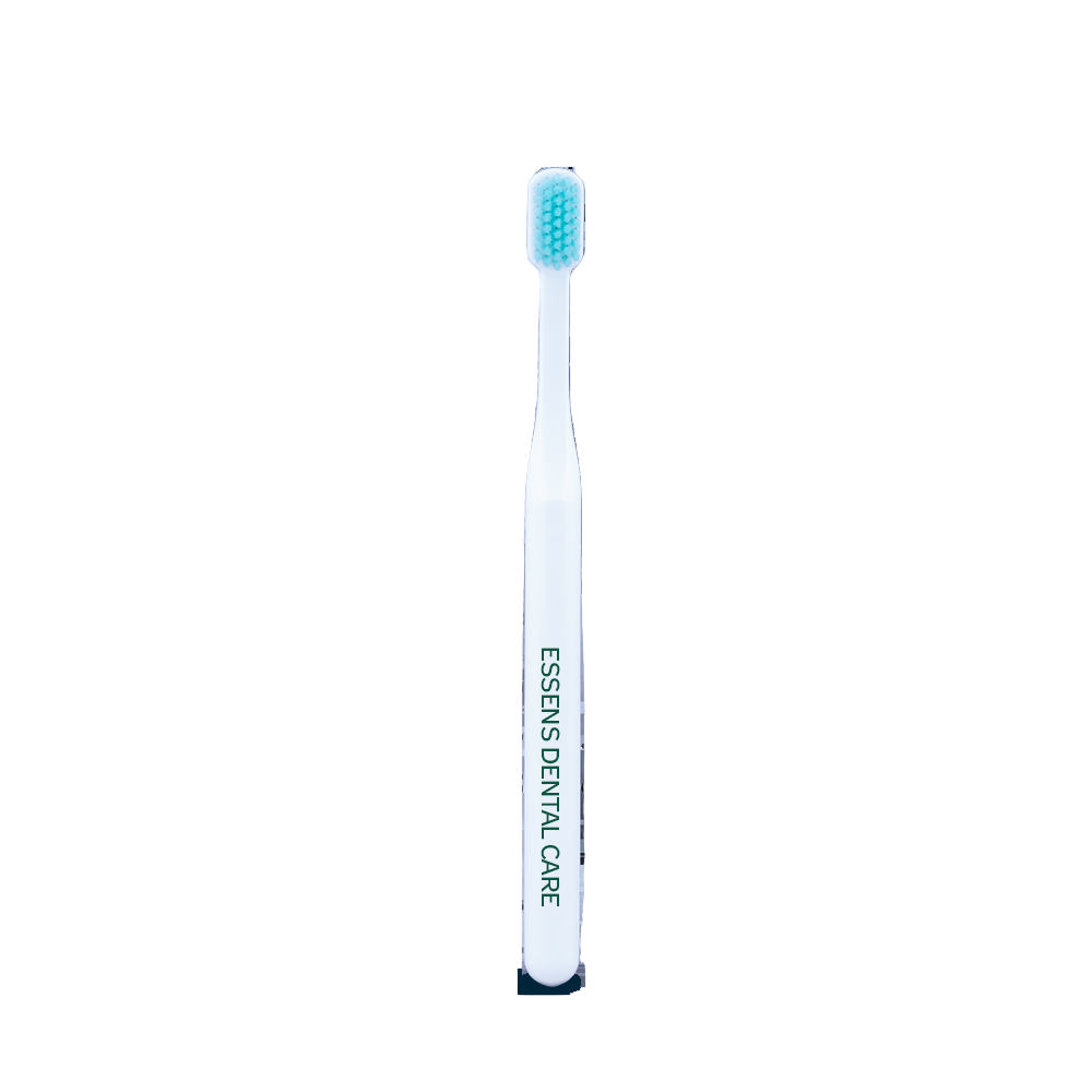 ESSENS Ultra Soft Toothbrush White/Green - Makeup Stash Pakistan