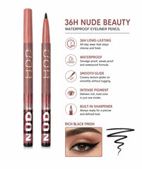 HUXIABEAUTY, HUXIABEAUTY Eyeliner, NUDE Eyeliner, Waterproof Eyeliner, Liquid Eyeliner, Precision Eyeliner, Eyeliner Pencil, 36H Eyeliner, Long Lasting Eyeliner, Smudge Proof Eyeliner, Quick Dry Eyeliner, Black Eyeliner, Matte Eyeliner, Eye Makeup, Waterproof Makeup, Winged Eyeliner - Makeupstashpk