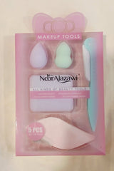Noor Alazawi Makeup Tools All Kinds Of Beauty Tools 5Pcs Set - Makeup Stash Pakistan