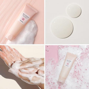 exfoliating gel cleanser, peeling gel face wash, Korean skincare cleanser, gentle exfoliator, face exfoliating gel, sensitive skin cleanser, Heimish All Clean, glowing skin cleanser, deep cleansing gel - Makeup Stash Pakistan