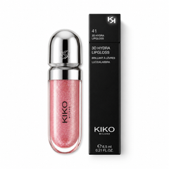 KIKO MILANO 3D Hydra Lipgloss, KIKO Lip Gloss, KIKO Lipgloss 41, Shade 41 Lip Gloss, Hydrating Lip Gloss, High Shine Lip Gloss, Glossy Lip Gloss, Non Sticky Lip Gloss, Luxury Lip Gloss, 6.5ml Lip Gloss, Moisturizing Lip Gloss, Lip Makeup - Makeupstashpk