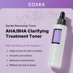 AHA BHA Toner, Exfoliating Toner Korea, Pore Care Toner, Acne Treatment Toner, Skin Clarifying Toner, Korean Skincare Toner, Oil Control Toner, Dead Skin Removal Toner, K Beauty Exfoliator - Makeup Stash Pakistan