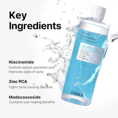 Cosrx - Low pH Niacinamide Micellar Cleansing Water 400ml - Makeup Stash Pakistan