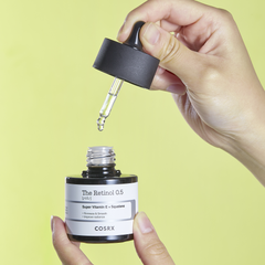 COSRX - The Retinol 0.5 Super Vitamin E + Squalane Oil 20ml -Makeup Stash Pakistan