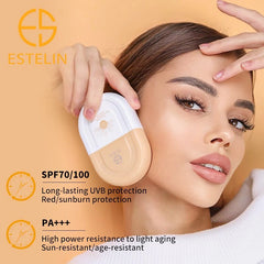 Estelin Sunscreen,Tinted Sunscreen SPF 70,Multi Defense Sunscreen,Estelin SPF 70 PA+++,Broad Spectrum Sunscreen,Face Sunscreen,Tinted Sunblock,Daily Sunscreen,High Protection Sunscreen,Sunscreen With Tint, Daily Sun Protection,No White Cast Sunscreen, Hydrating Tinted Sunscreen - Makeupstashpk