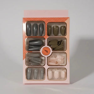 Stick On Nails, Press-On Nails, Dip Color Nails, Nail Art Set, Easy Manicure, Salon-Quality Nails, Reusable Stick On Nails, Home Manicure, Nail Colors Set, Trendy Nail Designs