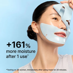 Cryo Rubber hydrating mask, Korean moisture mask, deep hydration face mask, dry skin mask Korea, rubber face mask hydrating, plumping sheet mask, skincare hydration mask, Korean skincare mask - Makeup Stash Pakistan