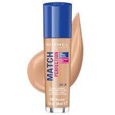 Rimmel London Match Perfection Foundation 30ml True Beige Makeup Stash Pakistan