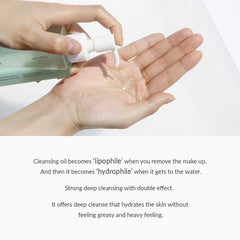 cleansing oil, vegan cleansing oil, makeup remover oil, pore cleansing oil, Korean skincare cleanser, double cleansing oil, gentle face cleanser, hydrating cleansing oil, non comedogenic cleanser - Makeup Stash Pakistan