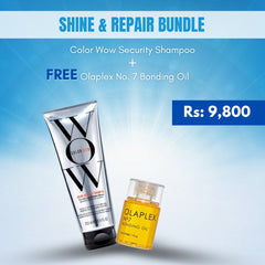 Color Wow Security Shampoo + Olaplex No. 7 Bonding Oil - Shine & Repair Bundle