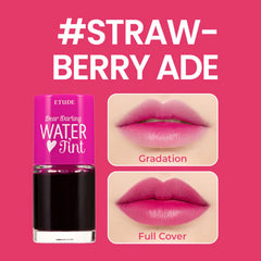 ETUDE Dear Darling Water Lip Tint 01 Strawberry Ade - Makeup Stash Pakistan