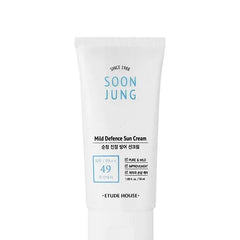 Etude House - Soon Jung Mild Defence Sun Cream 50ml - Makeup Stash Pakistan