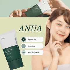 Anua - Heartleaf Silky Moisture Sun Cream SPF50+ PA+++ 50ml - Makeup Stash Pakistan