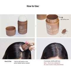 The Face Shop - Quick Hair Puff 03 Light Brown 7g - Makeup Stash Pkistan