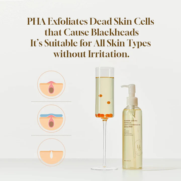 Heveblue - Salmon Caring Centella Light Cleansing Oil 250ml - Makeup Stash Pakistan Heveblue - Salmon Caring Centella Light Cleansing Oil 250ml - Makeup Stash Pakistan