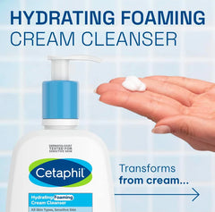 Cetaphil - Hydrating Foaming Cream Cleanser - 236ml - Makeup Stash Pakistan