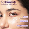 Numbuzin No 9 Eye Cream, Numbuzin NAD Retinol Eye Cream, Numbuzin Volumetox Eye Cream, Retinol Eye Cream, Korean Eye Cream, Anti Aging Eye Cream, Eye Cream for Wrinkles, Dark Circle Treatment, Under Eye Cream - Makeupstashpk