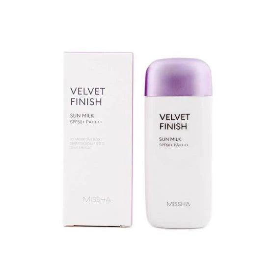 Missha - All Around Safe Block Velvet Finish Sun Milk SPF50+ PA+++ 70ml - Makeup Stash Pakistan