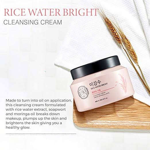 The Face Shop - Rice Water Bright Cleansing Cream 200ml - Makeup Stash Pakistan The Face Shop - Rice Water Bright Cleansing Cream 200ml - Makeup Stash Pakistan