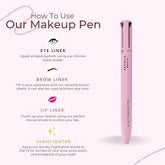 HUDA MOJI 4 in 1 Makeup Pen, Eyeliner, Lip Liner, Brow Pencil, and Highlighter in One Pencil, Easy-To-Apply and Compact for Travel - Cruelty-Free & Vegan
Makeup Stash Pakistan