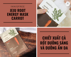Innisfree - Jeju Root Energy Mask Carrot 25ml - Makeup Stash Pakistan