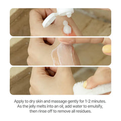 Gentle Korean Oil Cleanser, jelly-to-oil texture , Removes Makeup, Hydrates Skin, Leaves no Greasy Residue, Makeupstashpk